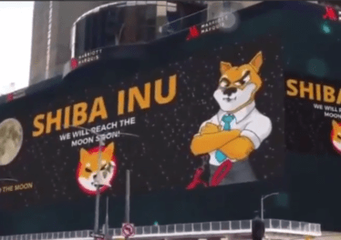 ნიუ-იორკში, Times Square-ზე გიგანტური Shiba-Inu ციფრული ბილბორდი გამოჩნდა
